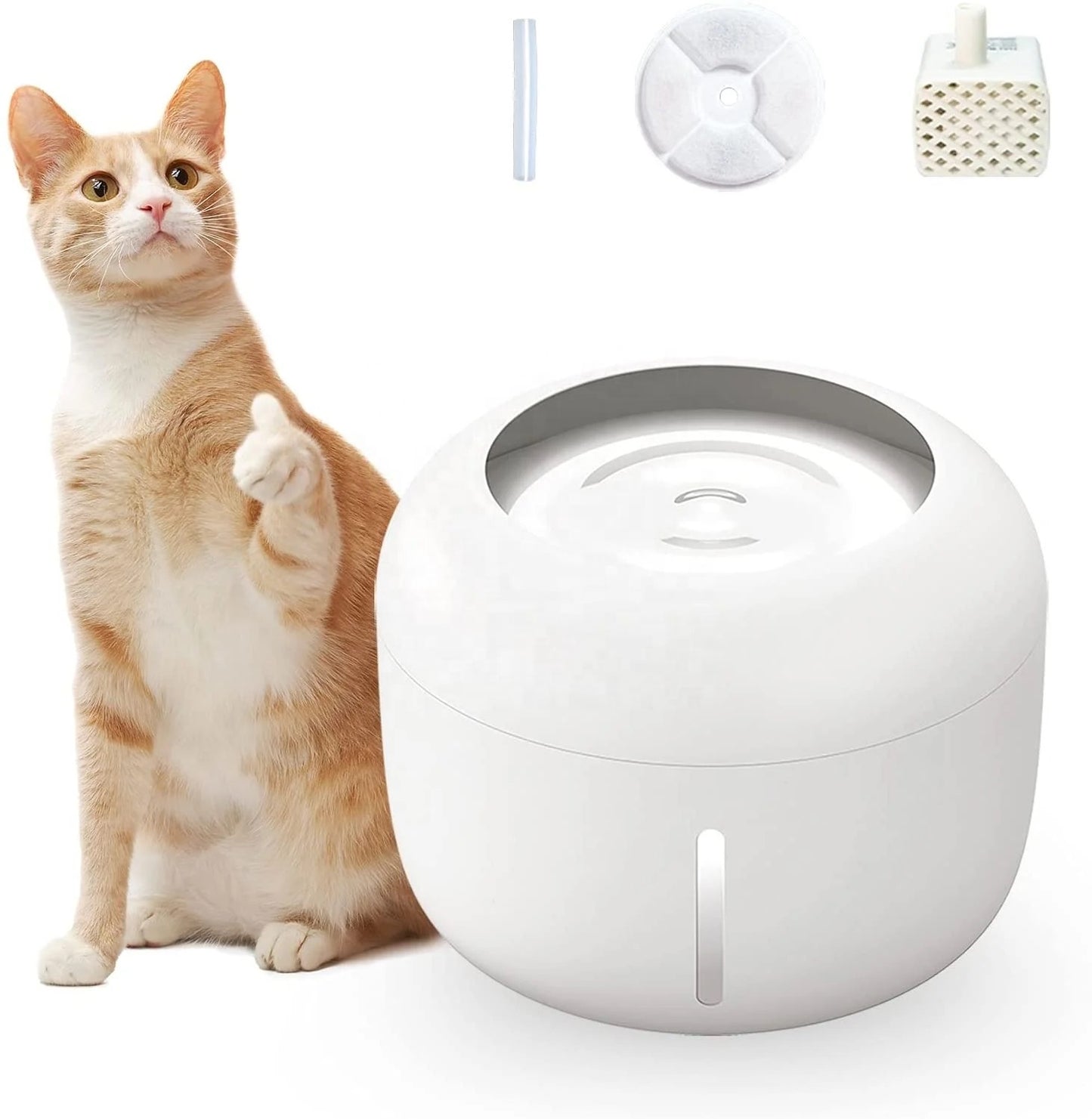 Paw Club Pet Water Fountain 2.5L – White